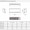 Maxicool MMD2R-18-0912 airconditioning afmetingen binnen